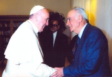 Azir con Papa Francesco