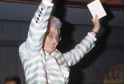 Chiara Lubich, Brasile 1991 -© Centro S. Chiara Audiovisi