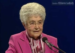 Chiara Lubich aux jeunes des JMJ  en 2005