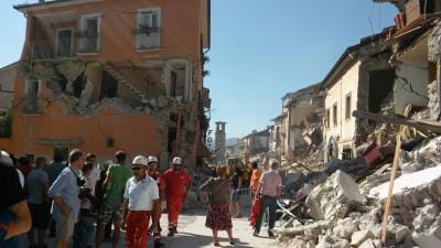 Terremoto na Itália, segundo dia