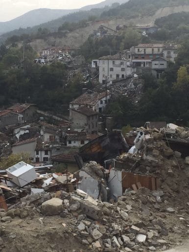 Christmas With Earthquake Victims in Central Italy