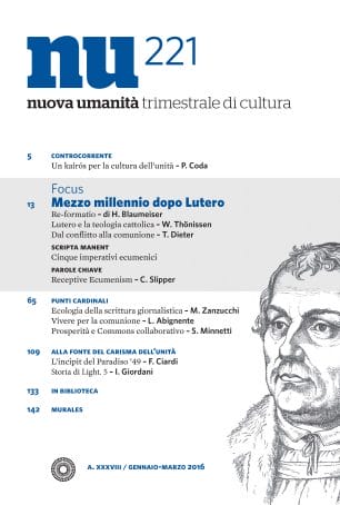 Nuova Umanità: focus sull’ecumenismo