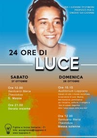 Loppiano (Firenze) – ’24 ore di luce’ – Chiara Luce Badano